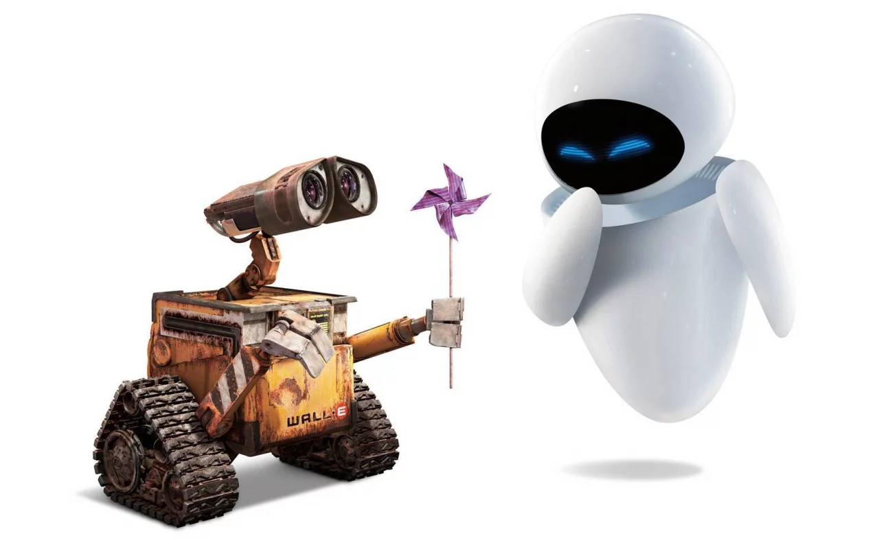 робот, wall-e, валли, мультфильм, фантастика, любовь, ева