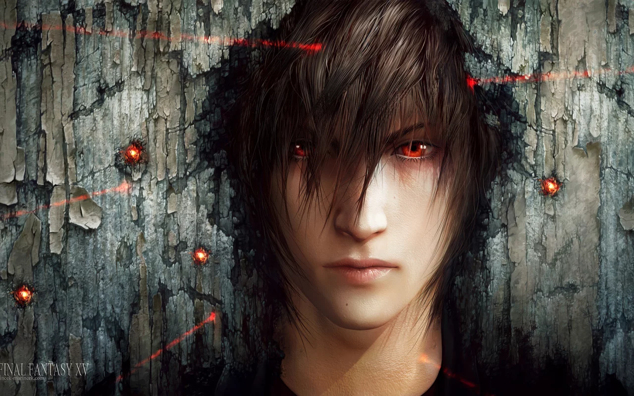 арт, tincek-marincek, noctis lucis caelum, парень, прицел, final fantasy xv