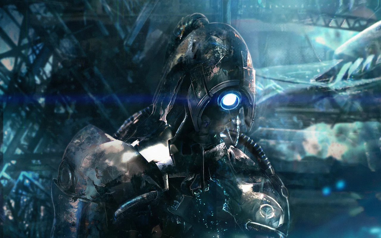 mass effect 2, грусть, legion, легион, дыра, робот
