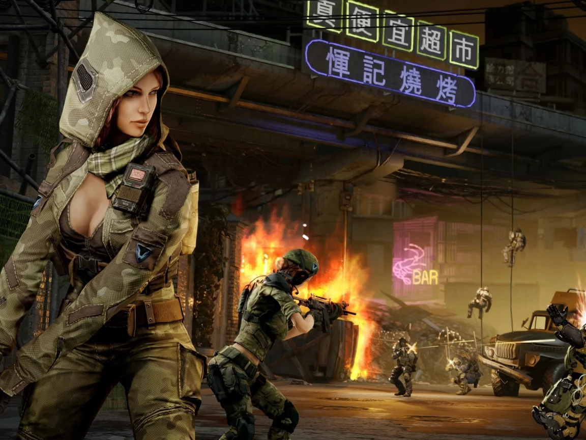 отряд, аврора, бойцы, солдаты, женщины, warface, mmofps