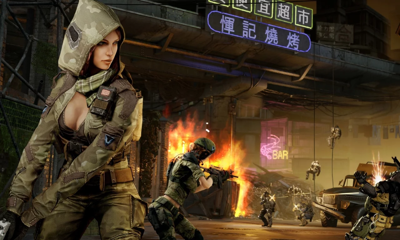 отряд, аврора, бойцы, солдаты, женщины, warface, mmofps