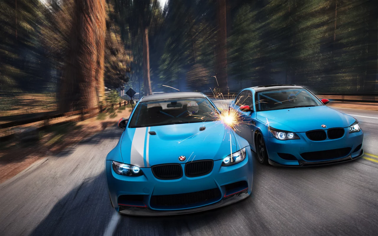 blue, front, e60, e92, m3, искры, лес, aksyonov nikita andreevich, m5, bmw