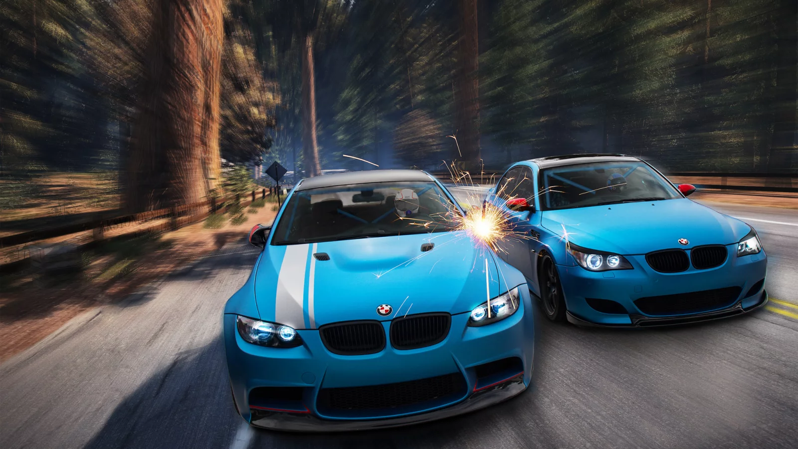 blue, front, e60, e92, m3, искры, лес, aksyonov nikita andreevich, m5, bmw