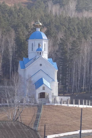 весна, церковь, сибирь, тайга