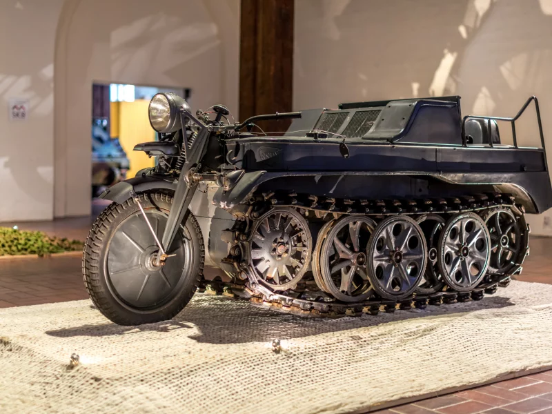 kettenkrad hk 101, sdkfz 2, германия, полугусеничный мотоцикл