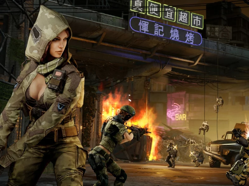отряд, аврора, бойцы, солдаты, женщины, warface, mmofps