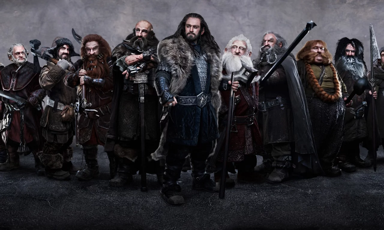 The Hobbit, Хоббит, гномы, Фили, Дори, Бофур, Глоин, Двалин, Торин Дубощит, Балин, Оин, Бомбур, Бифур, Ори
