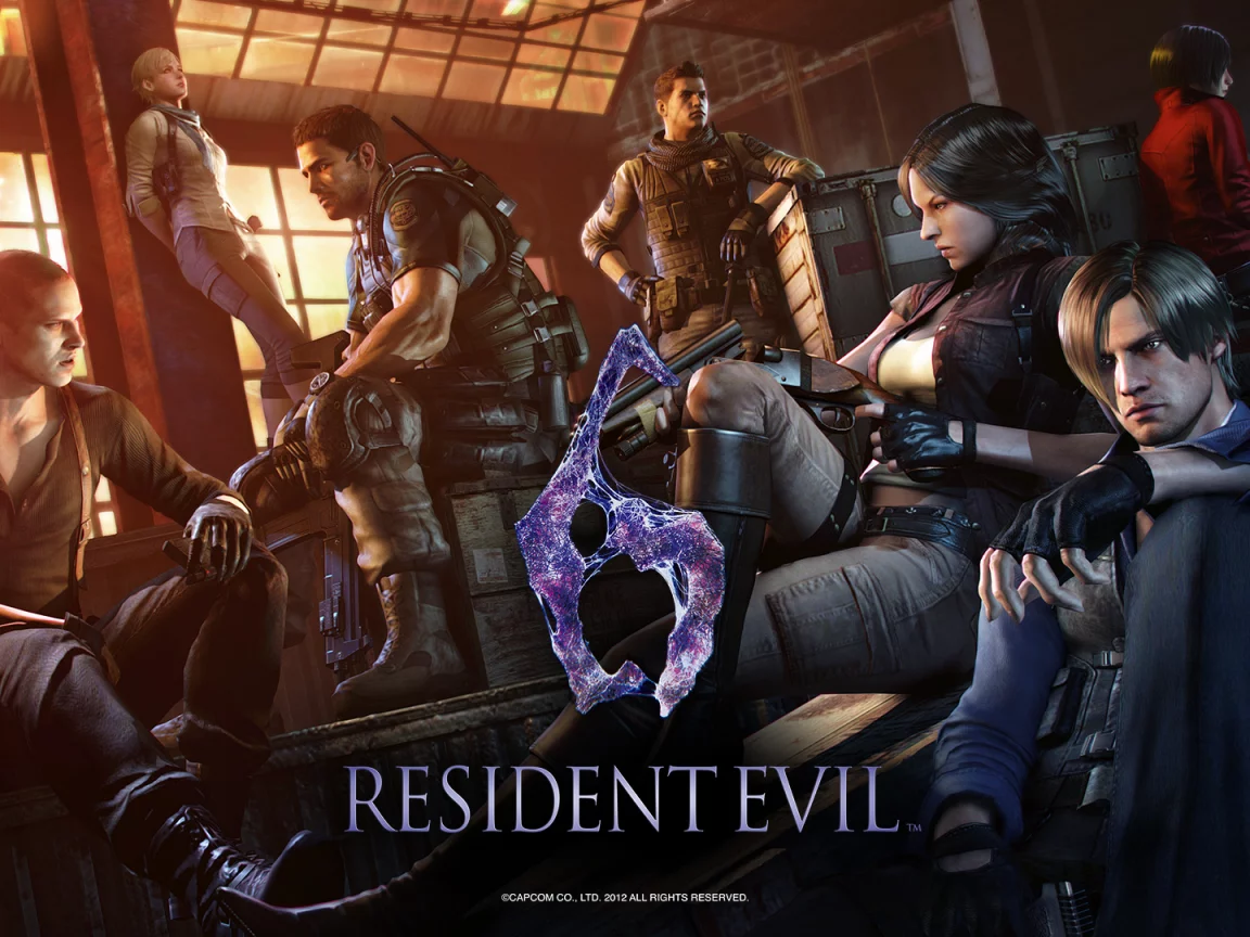 chris redfield, sherry birkin, leon scott kennedy, resident evil 6, jake muller, biohazard 6