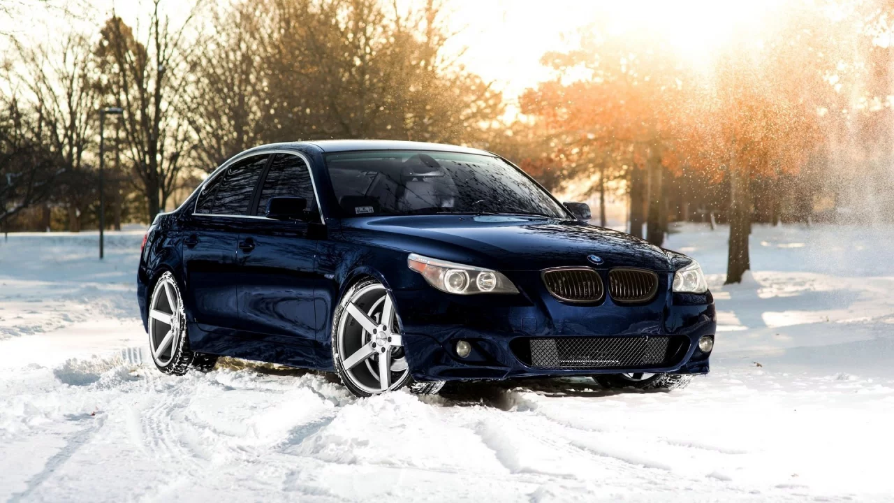 tuning, бмв, снег, winter, snow, тюнинг, vossen, м5, bmw, зима, sun, m5