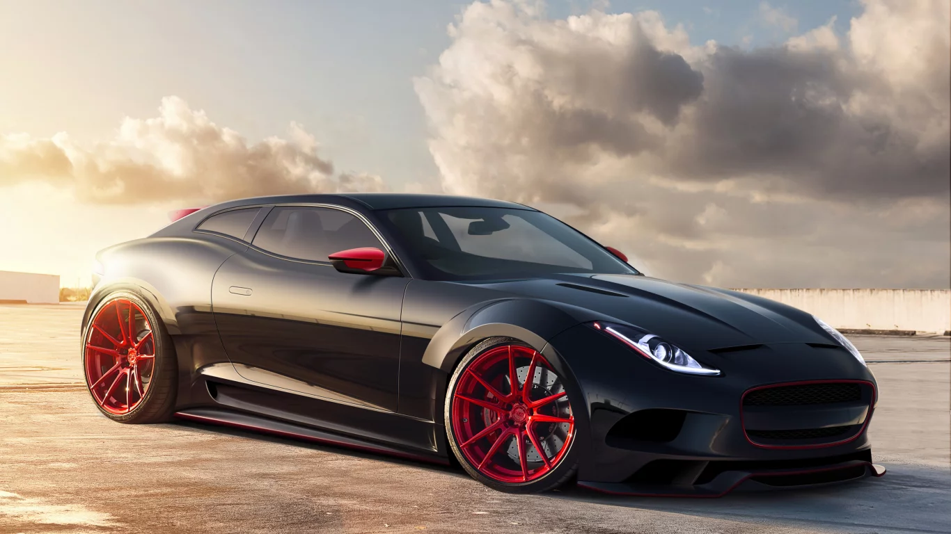 jaguar x-c16, virtual tuning, автообои, тюнинг, ягуар, рендер, concept