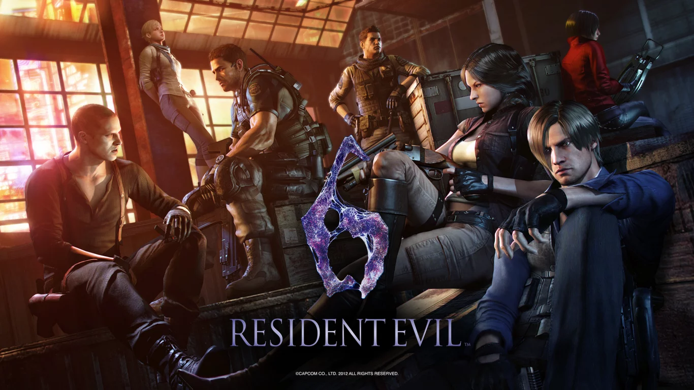 chris redfield, sherry birkin, leon scott kennedy, resident evil 6, jake muller, biohazard 6