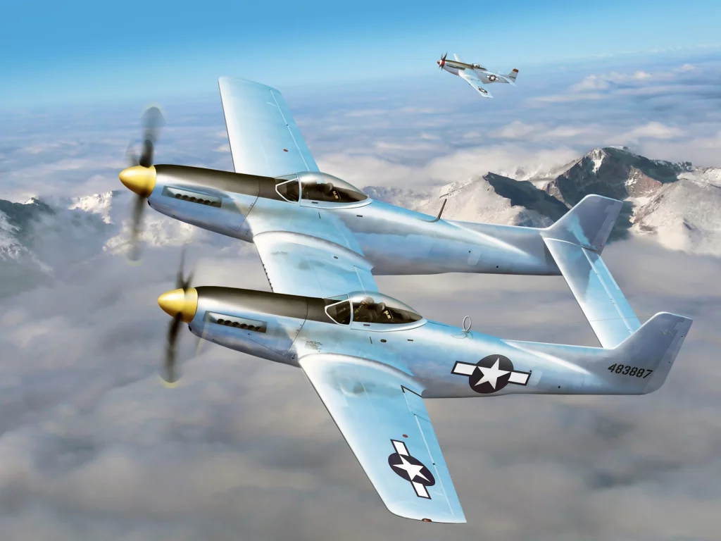 f-82, самолёты, p-51, &amp;quot;мустанги&amp;quot;, арт