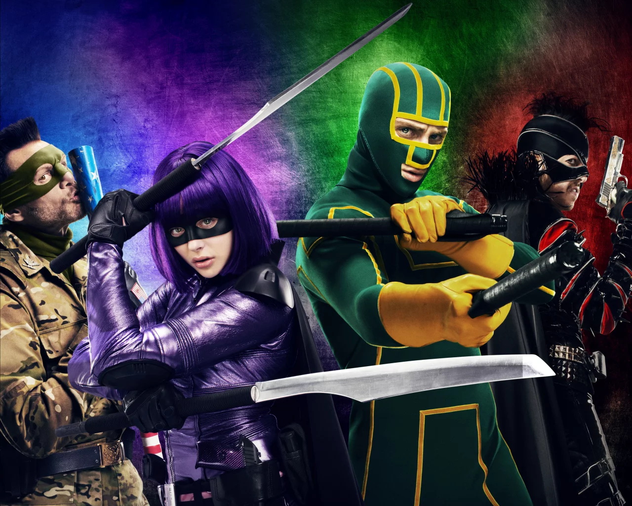 kick ass 2, stripes, stars, mindy, chlo__ grace moretz, jim carrey, macready, and, colonel