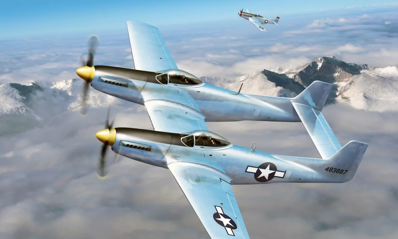 f-82, самолёты, p-51, &amp;quot;мустанги&amp;quot;, арт