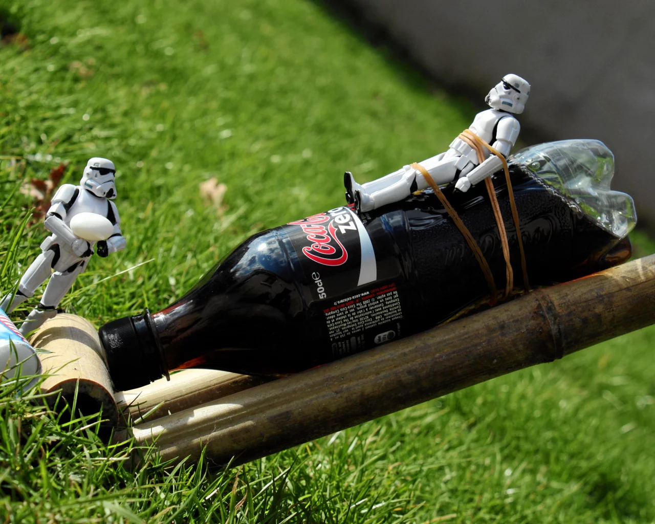 star wars, mentos, coca cola, stormtroopers
