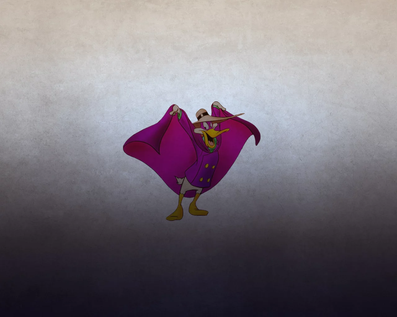 darkwing duck, чп, черный плащ, селезень, минимализм