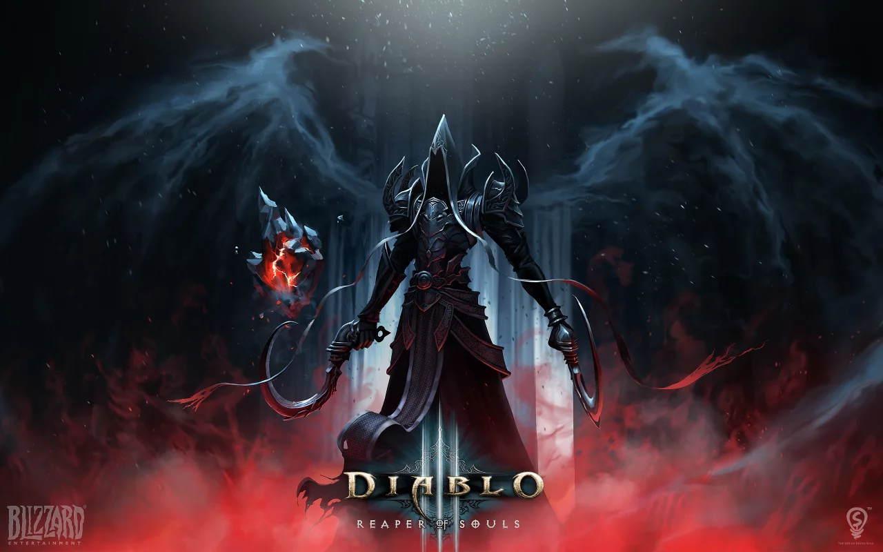 reaper of souls, серпы, angel of death, крылья, ангел, diablo, malthael