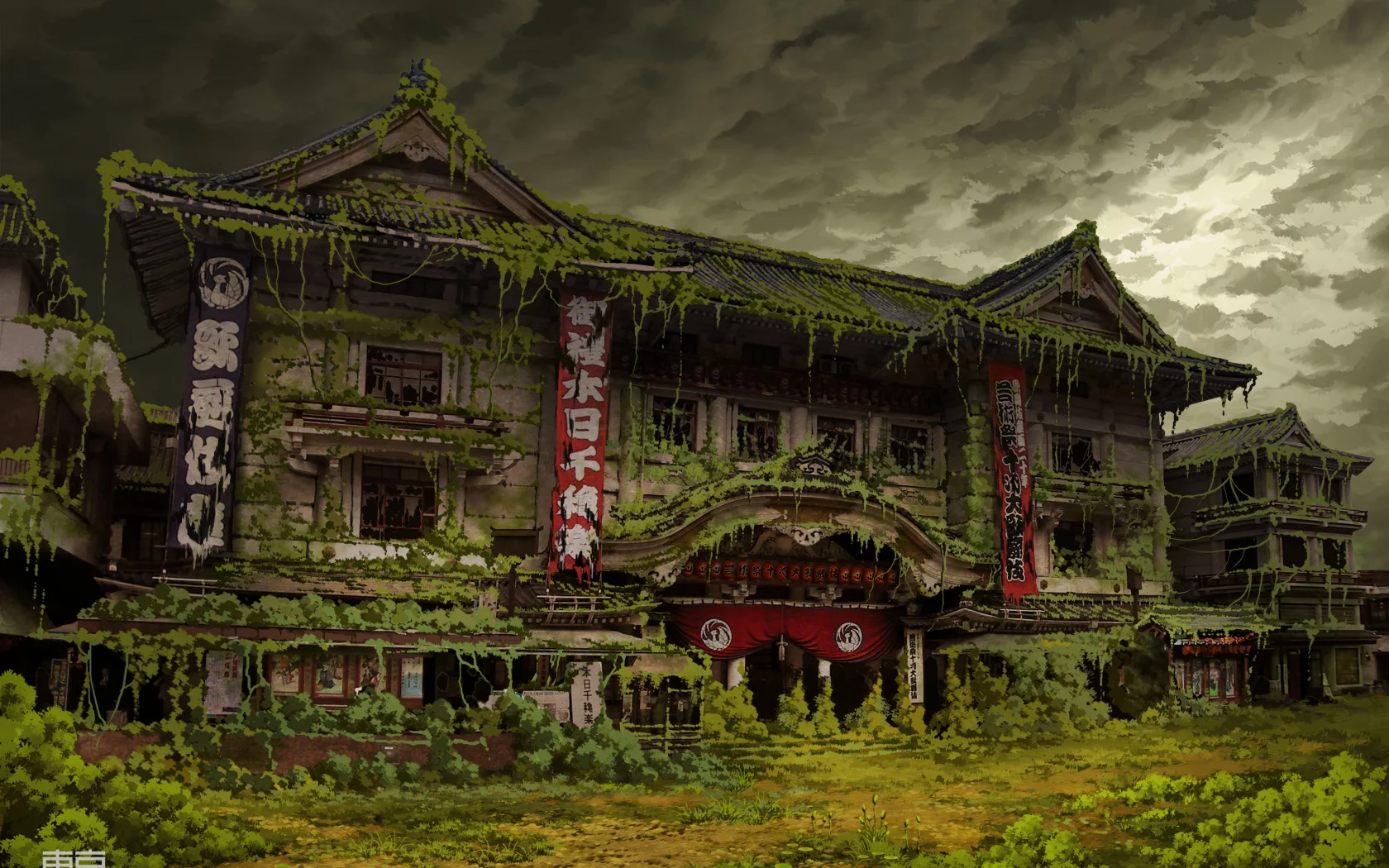ruin, japan, tokyo, post apocalyptic