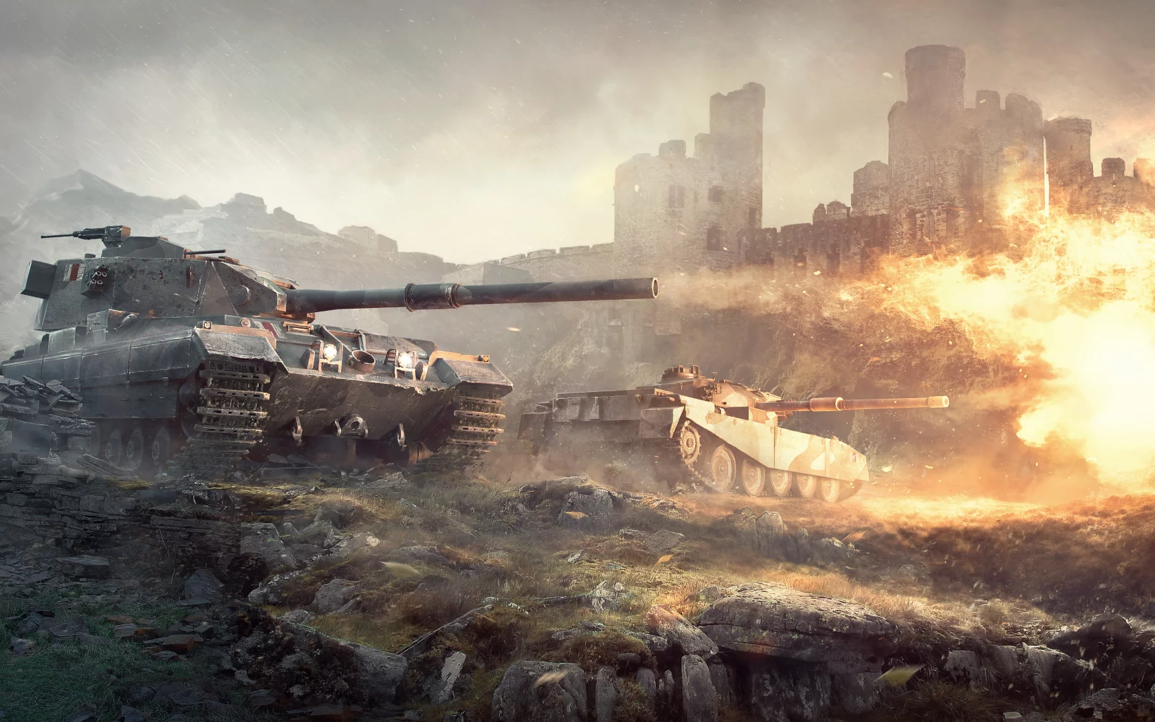 wot, мир танков, танки, world of tanks, выстрел, британские
