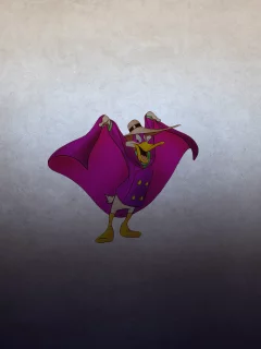 darkwing duck, чп, черный плащ, селезень, минимализм