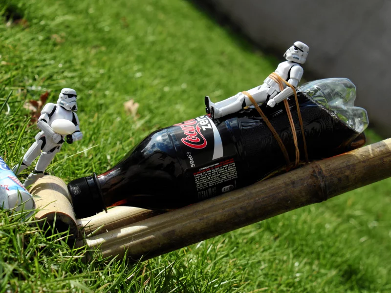 star wars, mentos, coca cola, stormtroopers
