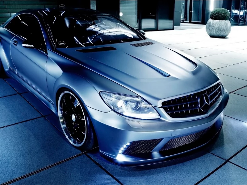 тюнинг, mercedes-benz cl63 amg, мерседес, авто, ночь