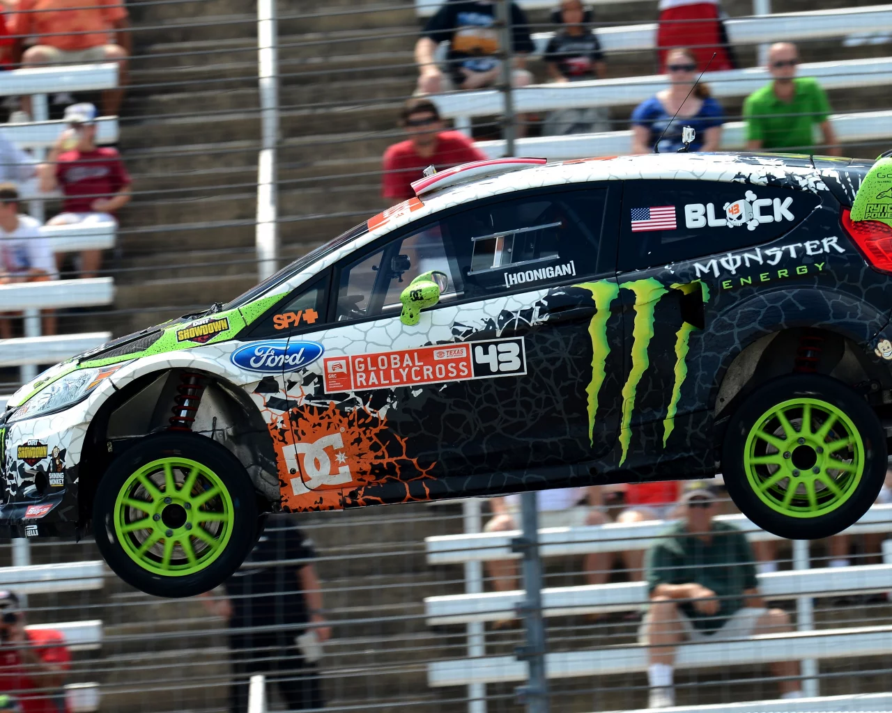 фиеста, форд, вид сбоку, rally, ken block, авто, ford, rallycross, fiesta