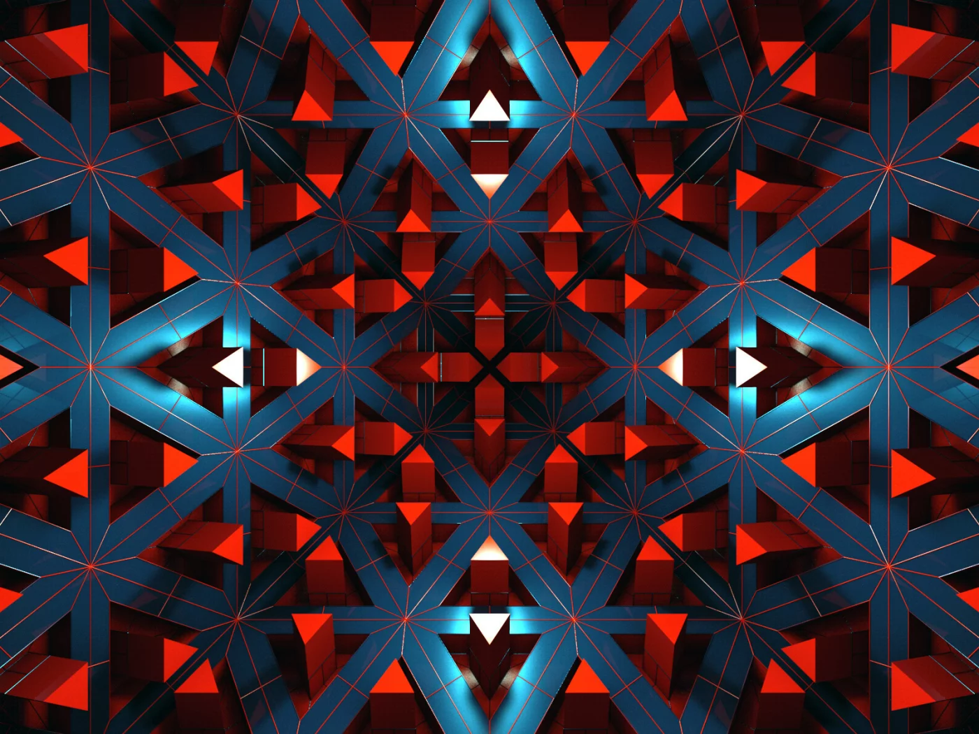 линии, рендеринг, полосы, 3d, красные