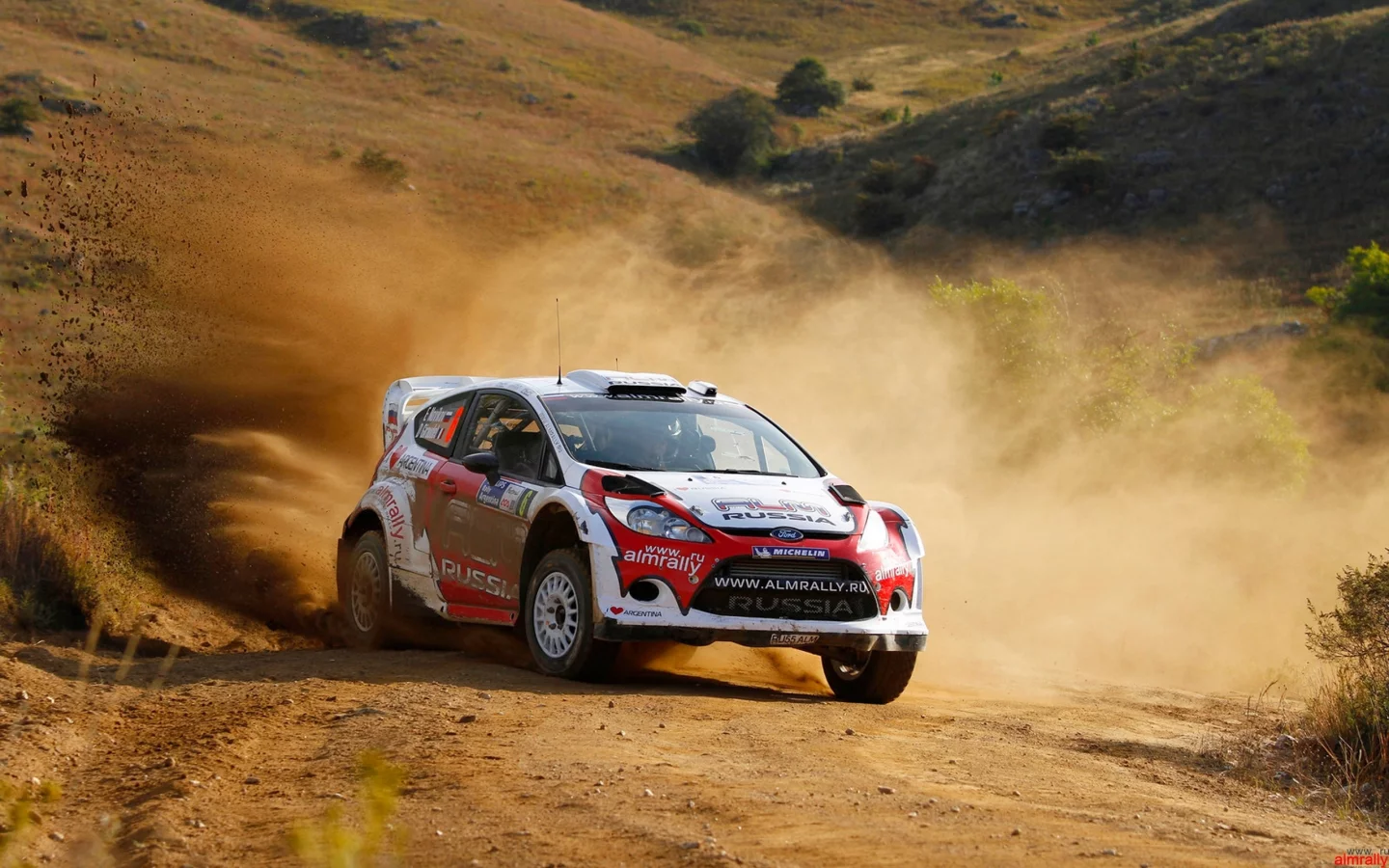 wrc, rally, ford, россия, гонка, занос, car, форд, fiesta