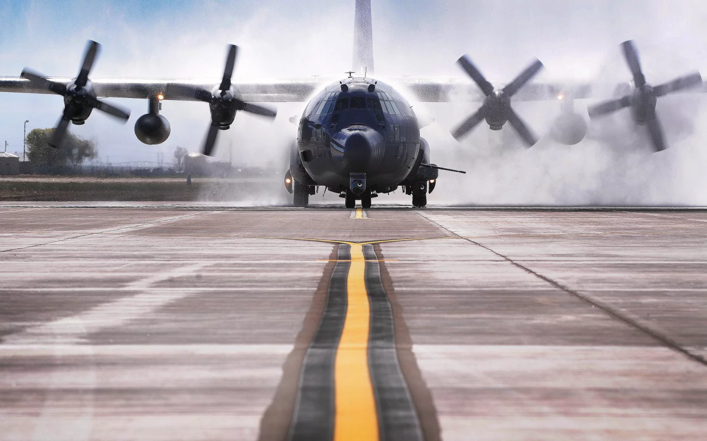 stinger ii, венты, самолет, полоса, грузовой, c 130w, взлет