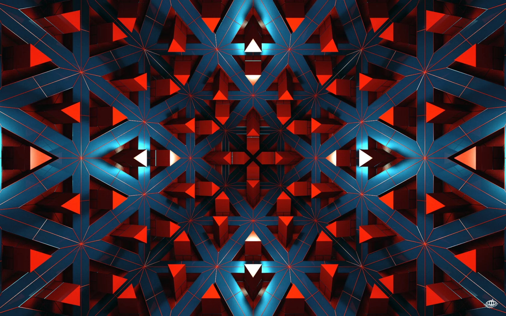 линии, рендеринг, полосы, 3d, красные
