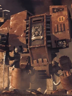  дредноут, warhammer, blood ravens, 40k, dawn of war
