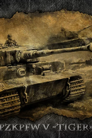 арт, wot, pzkpfw vi tiger, tiger, world of tanks, танк, германия, танки