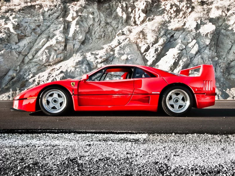 f40, дорога, машина