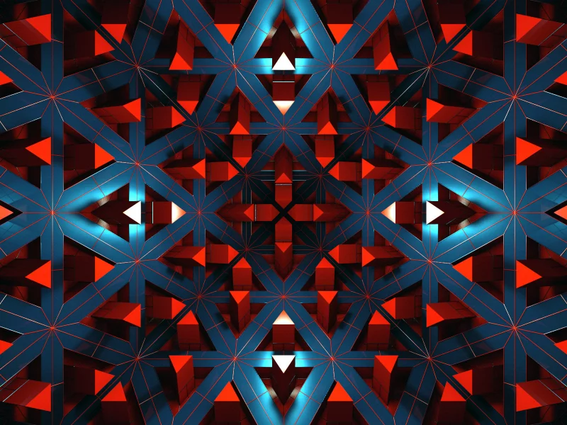 линии, рендеринг, полосы, 3d, красные