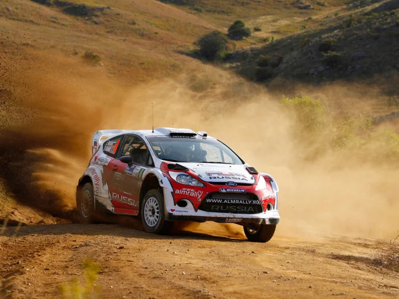 wrc, rally, ford, россия, гонка, занос, car, форд, fiesta