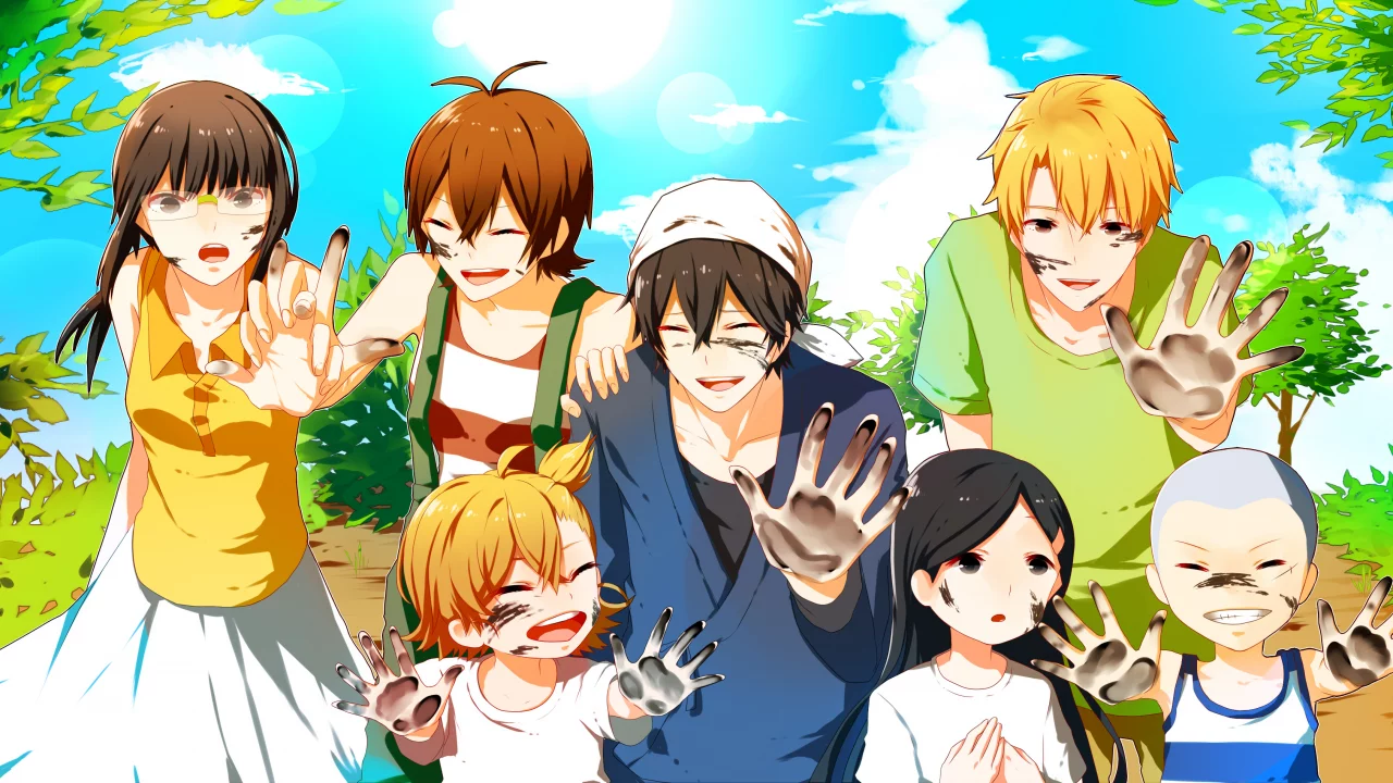Barakamon, Нару, мива, сэйсю, хироси