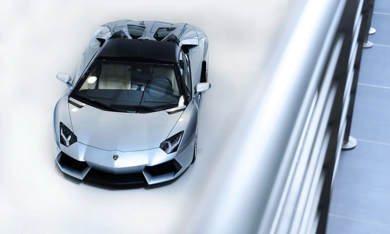 вид сверху, ламборгини, lamborghini aventador lp-700-4 roadster