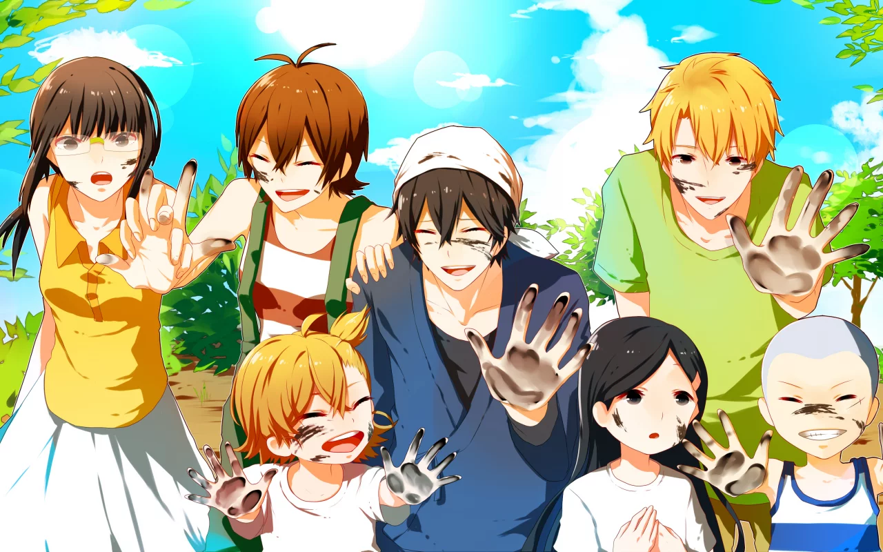 Barakamon, Нару, мива, сэйсю, хироси
