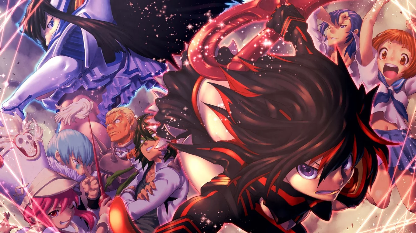 Kill la kill, мако, рюко, сацуки