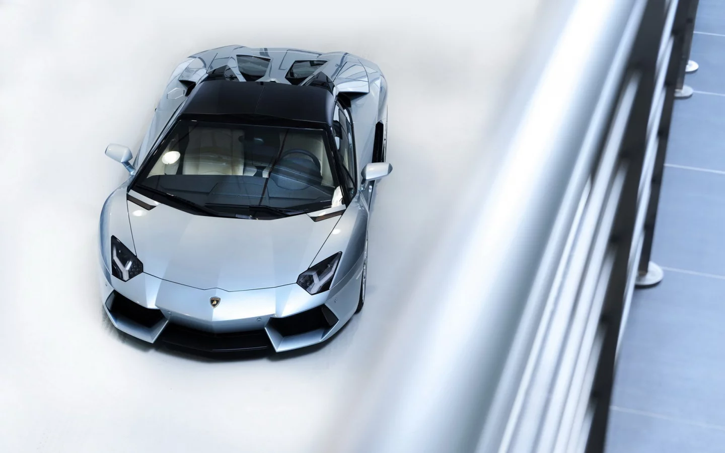 вид сверху, ламборгини, lamborghini aventador lp-700-4 roadster