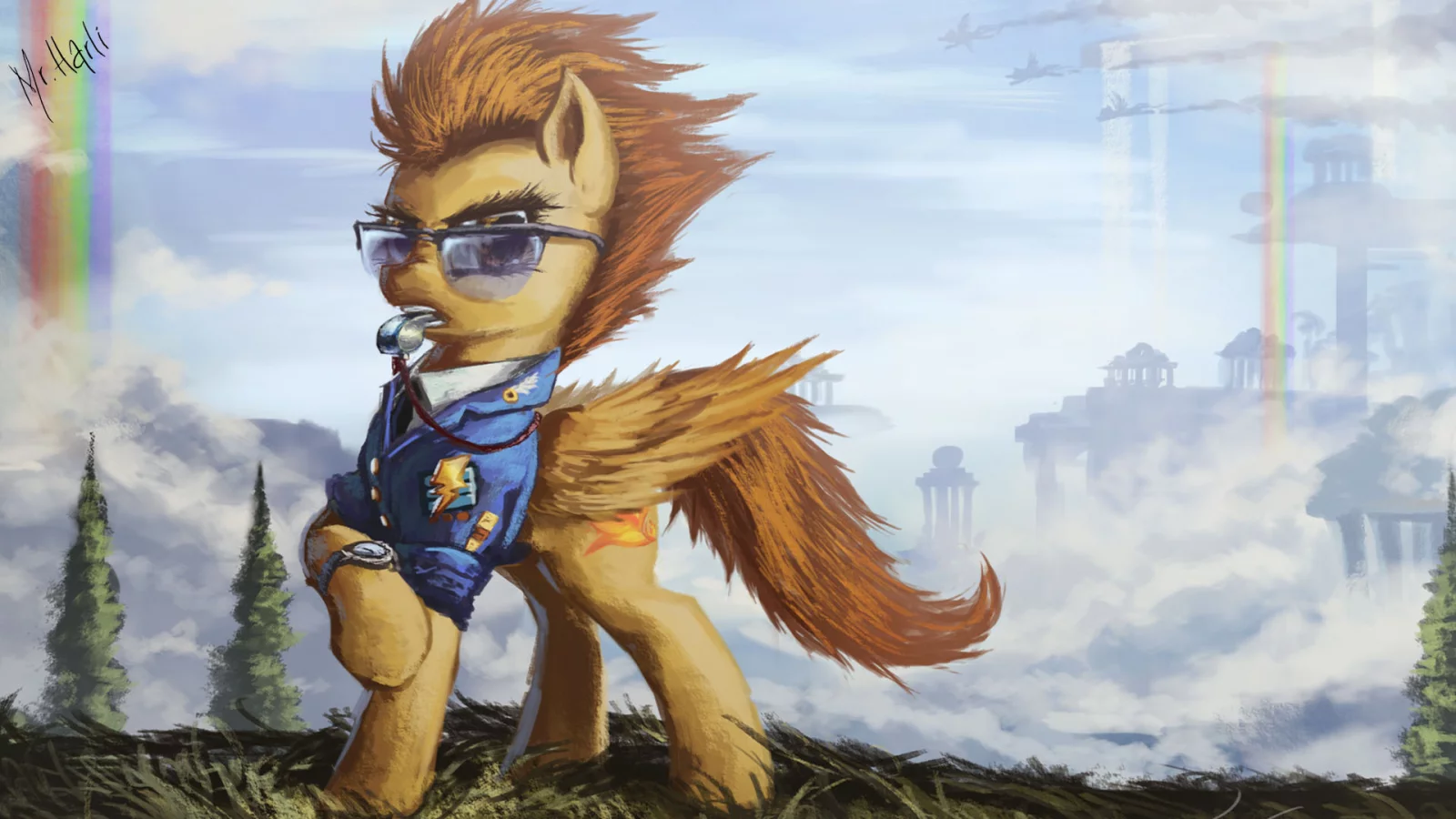 пони, любовь, поняши, spitfire, daring do, даринг ду, rainbow dash
