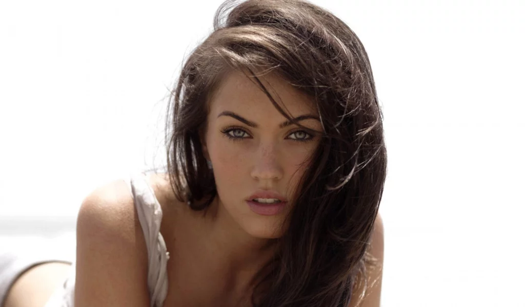 megan fox, портрет, веснушки, меган фокс