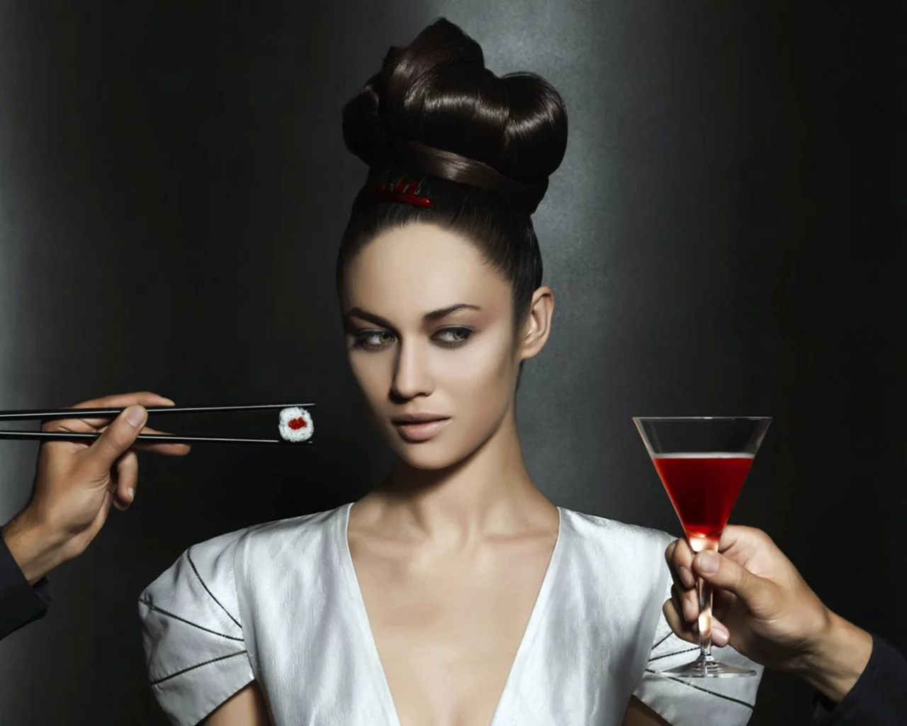 campari calendar 2010, ольга куреленко, olga kurylenko