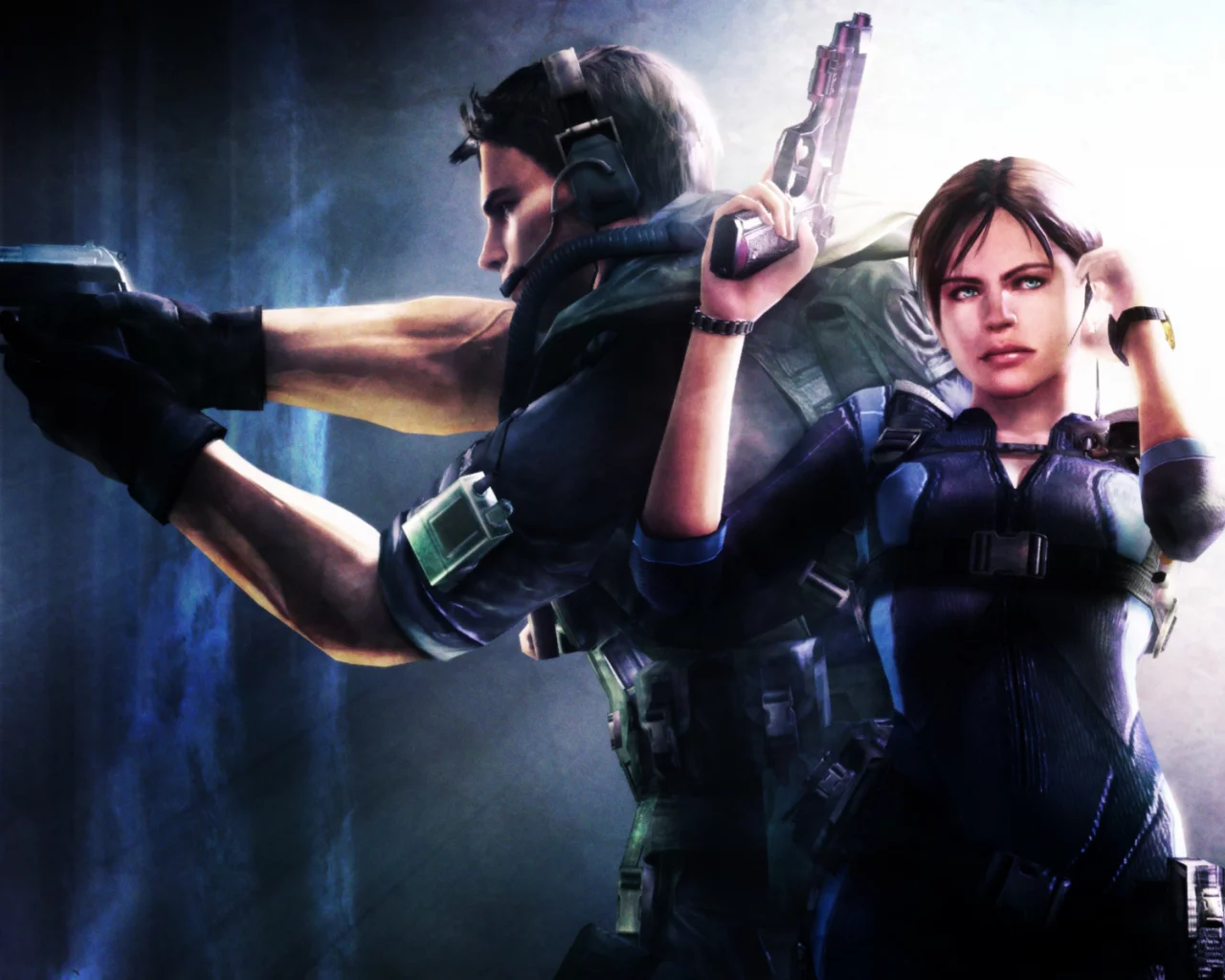 biohazard, wallpaper, resident evil revelations, jill valentine, capcom, chris redfield