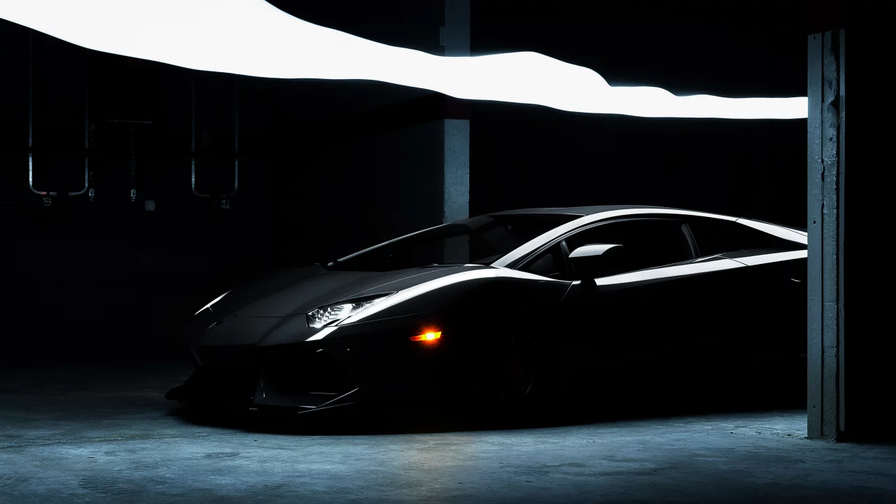 ламборгини, lamborghini, lp700-4, ламборджини, aventador, black
