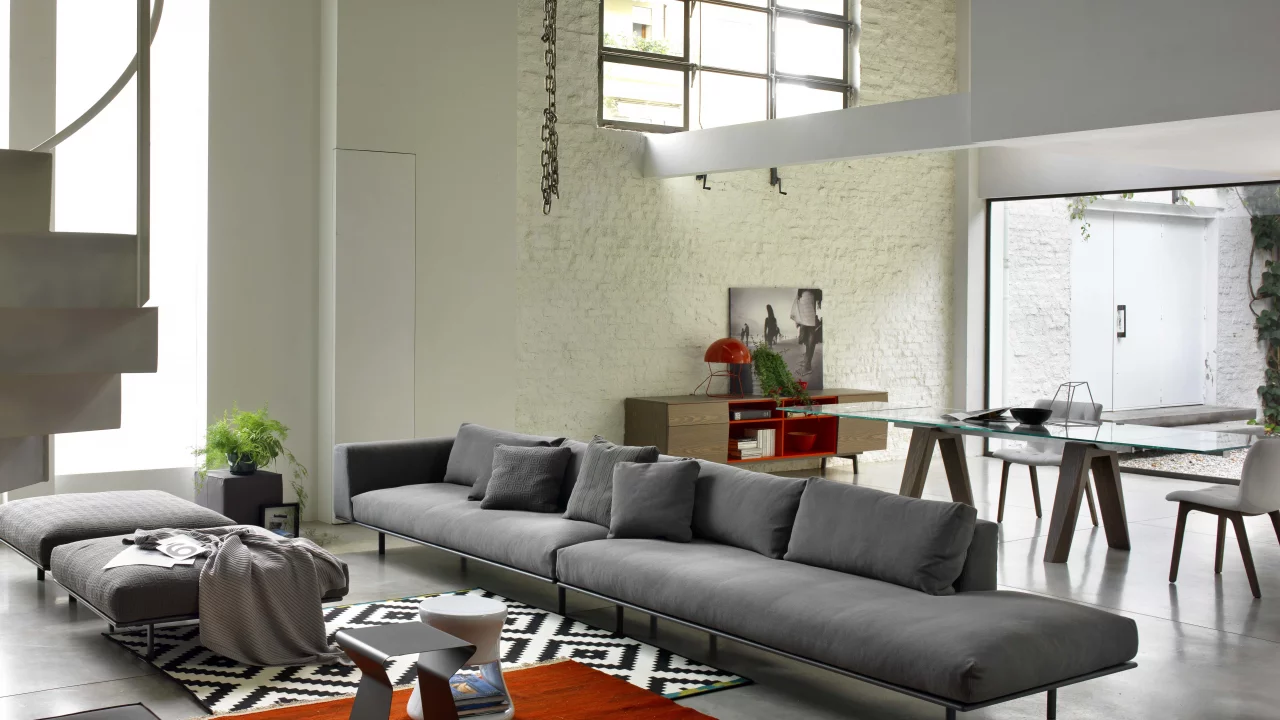 интерьер, модерн, серый, дизайн, диван, modern, sofa