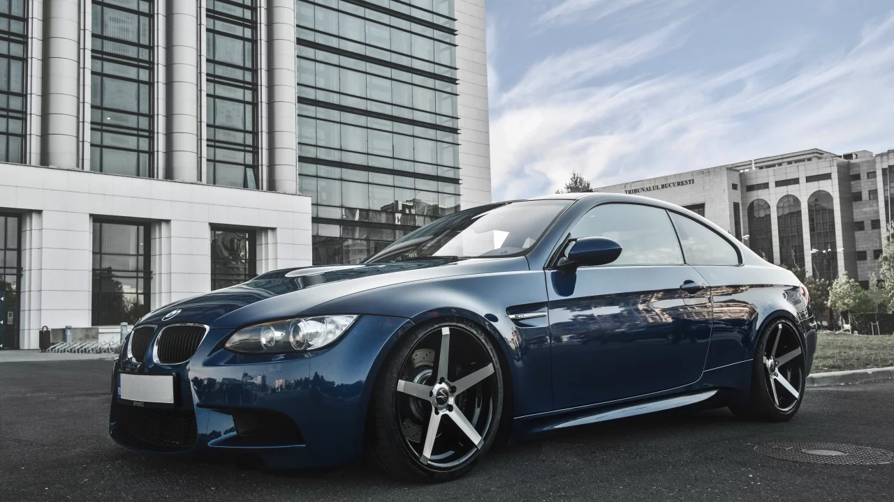 bmw, диски, deep concave, тюнинг, e92, m3, синяя, бмв