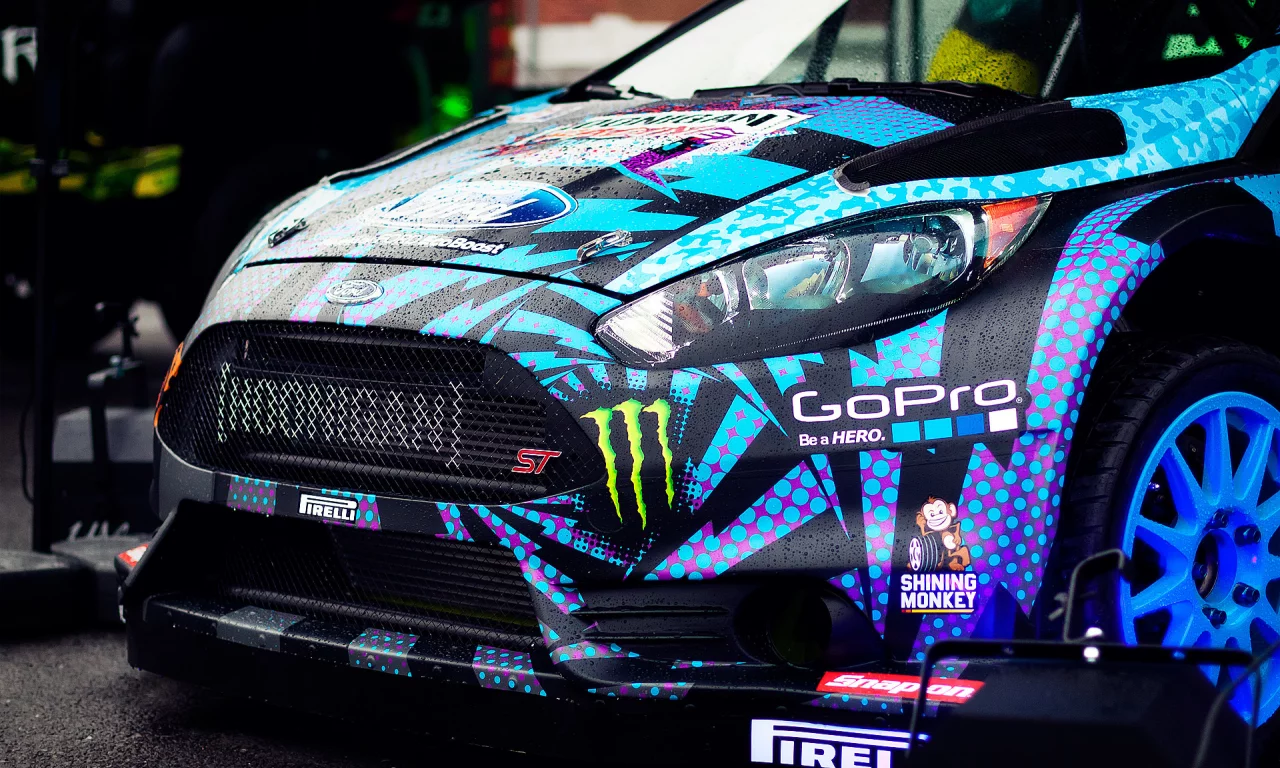 fiesta, hoonigan, кен блок, gopro, ford, ken block, передок