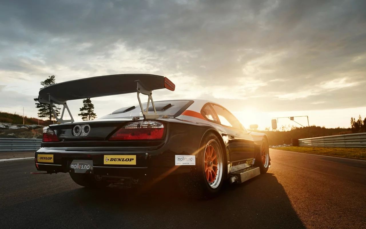  дрифт, закат, трасса, speedhunters, drirt, tuning, silvia, nissan, небо